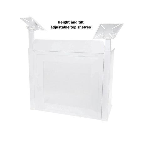 Equinox Foldable DJ Event Booth – White 3