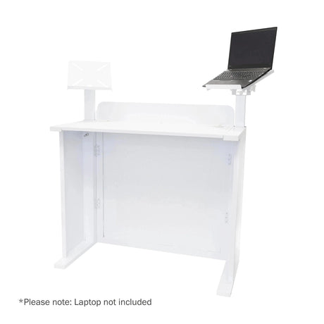 Equinox Foldable DJ Event Booth – White 6