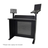 Equinox Foldable DJ Event Booth – Black 6