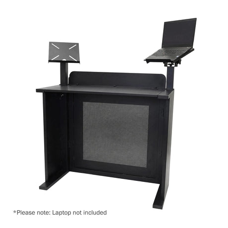 Equinox Foldable DJ Event Booth – Black 6