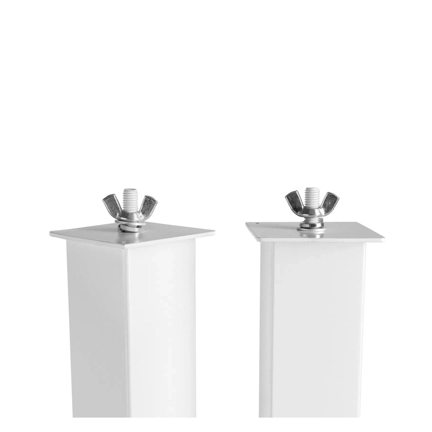 Equinox Event Booth 75cm Upright Poles – White Pack of 2 2