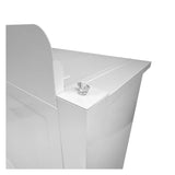 Equinox Event Booth 75cm Upright Poles – White Pack of 2 4