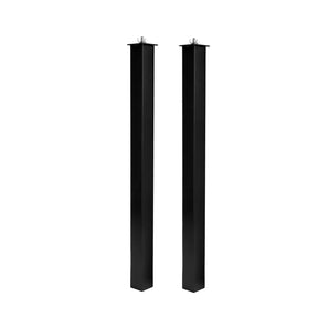 Equinox Event Booth 75cm Upright Poles – Black Pack of 2 1