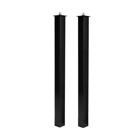 Equinox Event Booth 75cm Upright Poles – Black Pack of 2 1