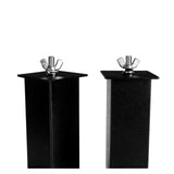 Equinox Event Booth 75cm Upright Poles – Black Pack of 2 2