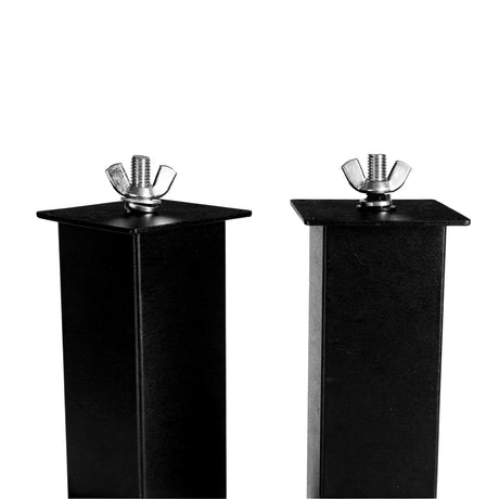 Equinox Event Booth 75cm Upright Poles – Black Pack of 2 2