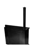 Equinox Event Booth 75cm Upright Poles – Black Pack of 2 3