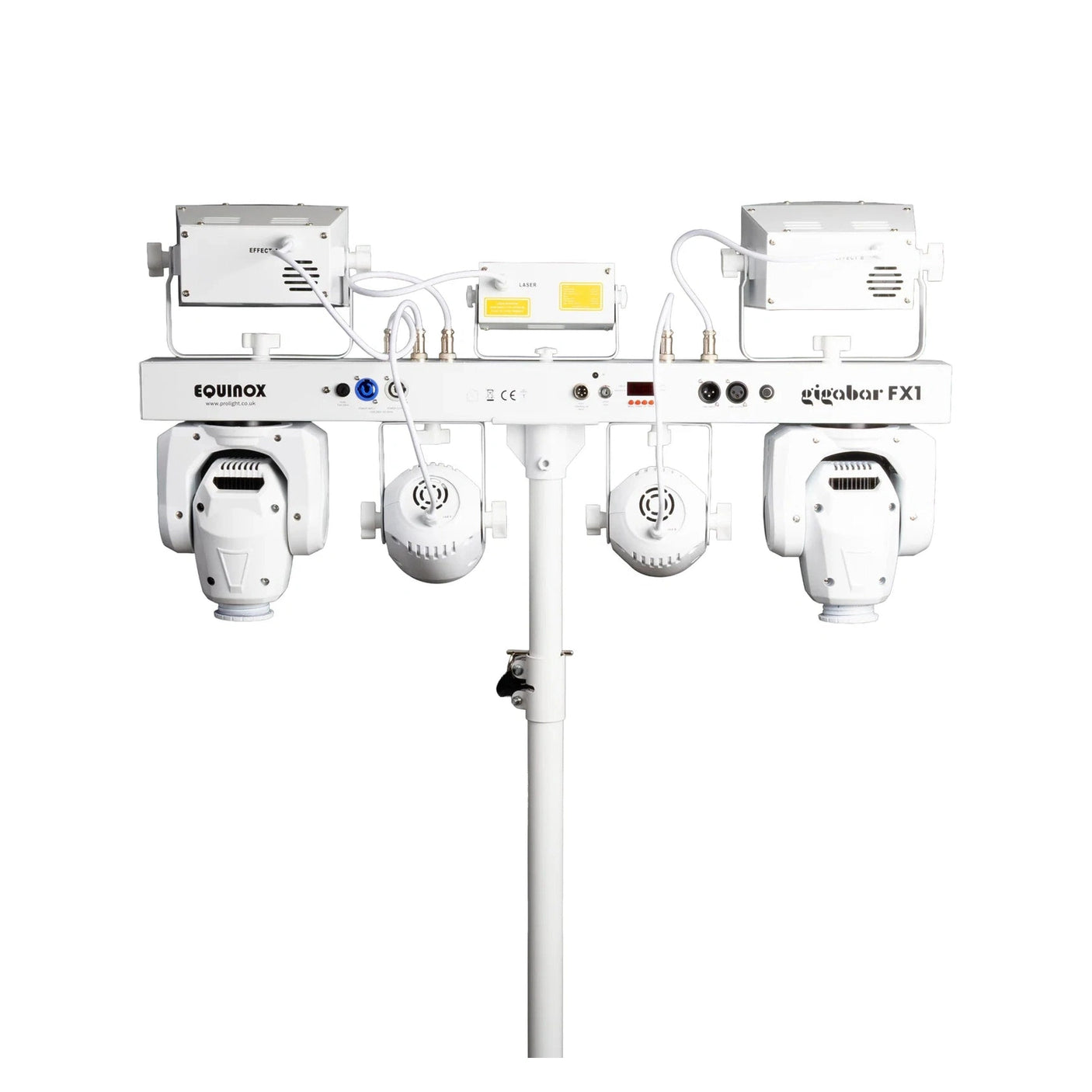 Equinox Gigabar FX1 5-in-1 LED Lighting Bar System - White 8