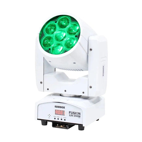 Equinox Fusion 120 Zoom MKII LED Moving Head White Housing 1