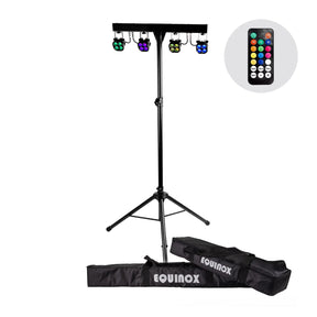 Equinox MicroPAR Bar Compact Quad T-Bar Lighting System 1