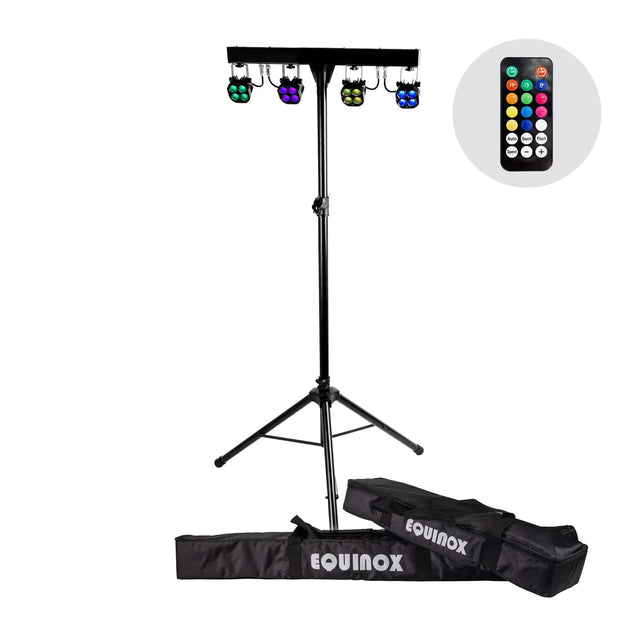 Equinox MicroPAR Bar Compact Quad T-Bar Lighting System 1