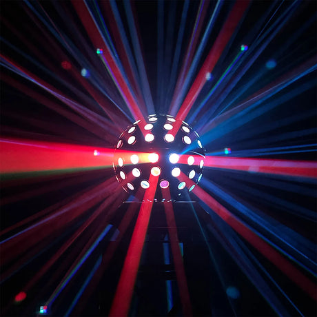 Equinox Asteroid 5 x 40W RGBW LED Mirrorball Effect Light – Black 7