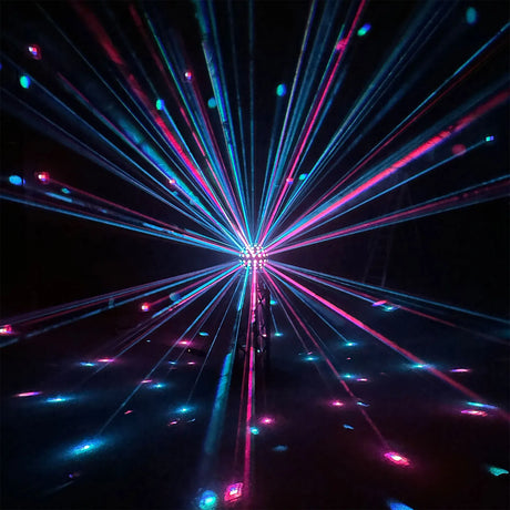 Equinox Asteroid 5 x 40W RGBW LED Mirrorball Effect Light – Black 8