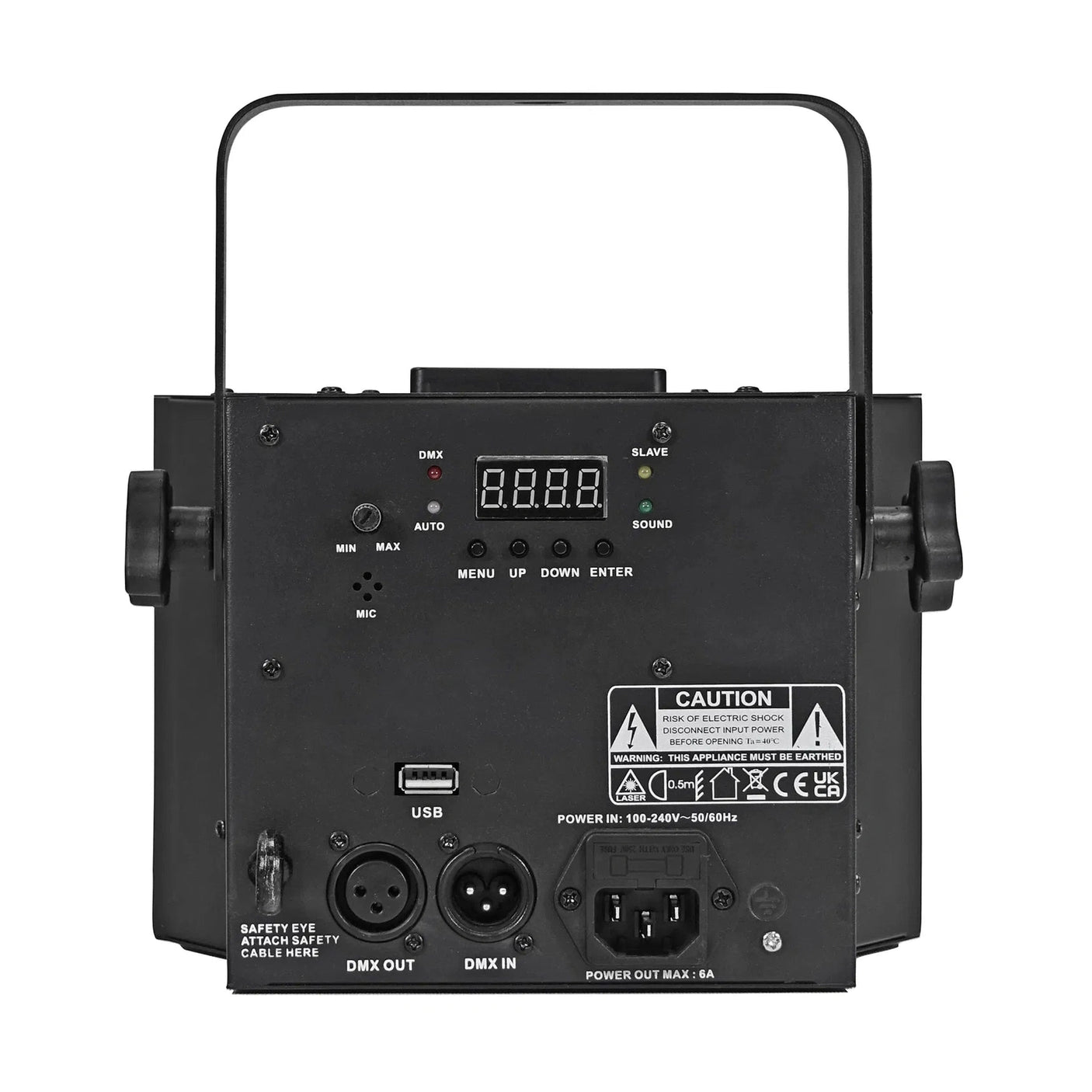 Equinox Interceptor XP 3-In-1 LED Effect Light - Derby, Strobe, Laser 5