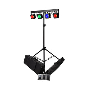 Equinox Gigabar MKII 4 x 30W RGB COB T-Bar Lighting System 1