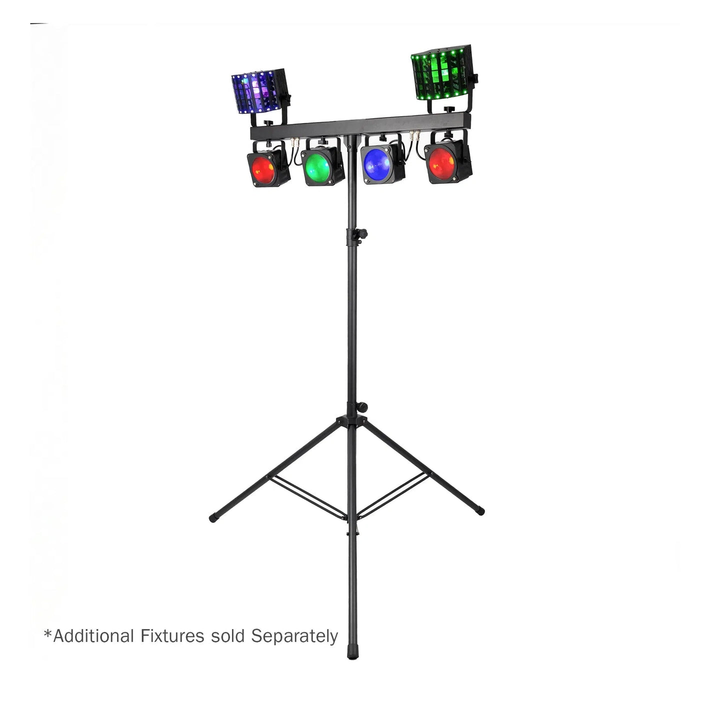 Equinox Gigabar MKII 4 x 30W RGB COB T-Bar Lighting System 4