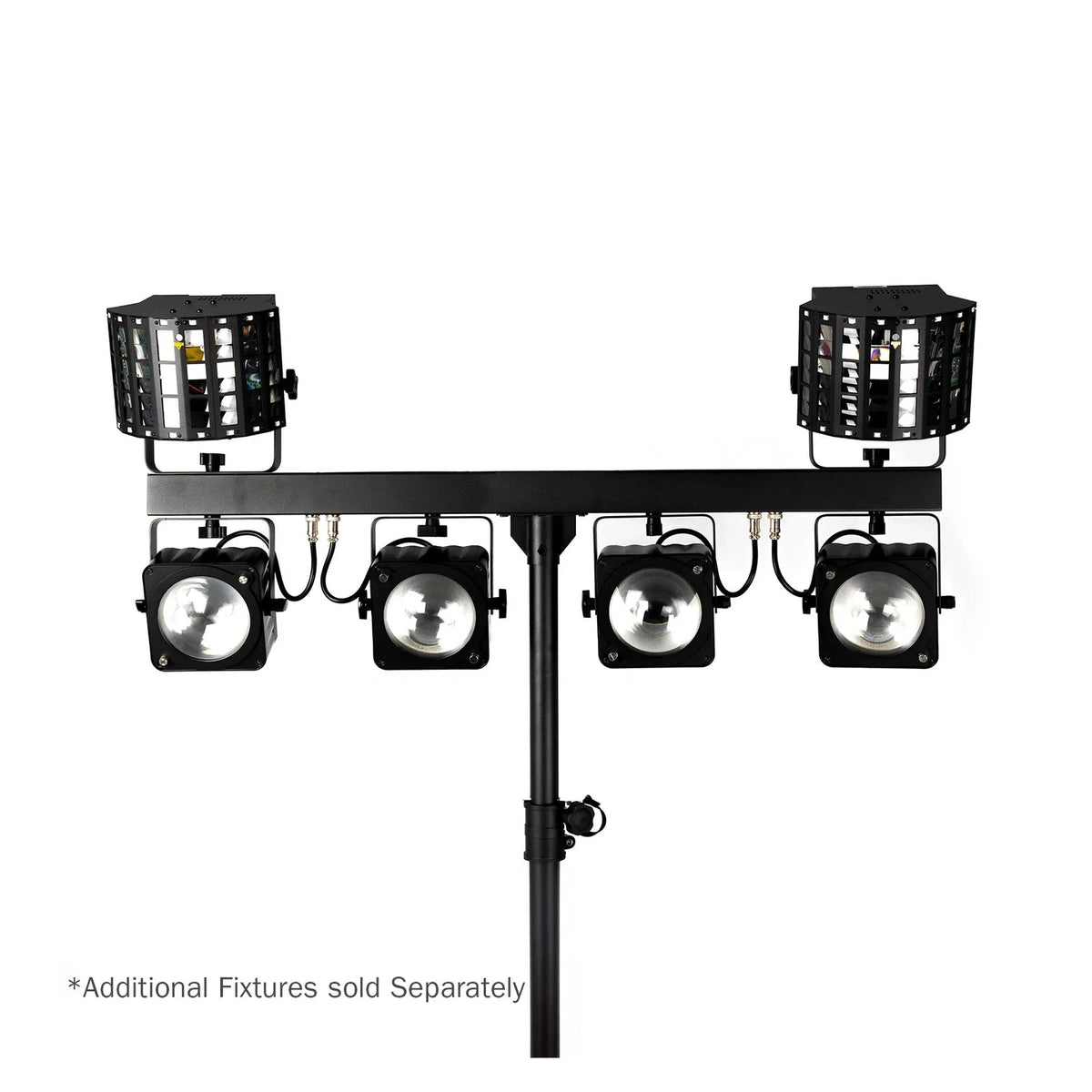 Equinox Gigabar MKII 4 x 30W RGB COB T-Bar Lighting System 7
