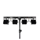 Equinox Gigabar MKII 4 x 30W RGB COB T-Bar Lighting System 8