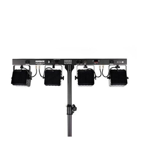 Equinox Gigabar MKII 4 x 30W RGB COB T-Bar Lighting System 8