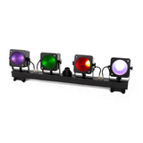 Equinox Gigabar MKII 4 x 30W RGB COB T-Bar Lighting System 9