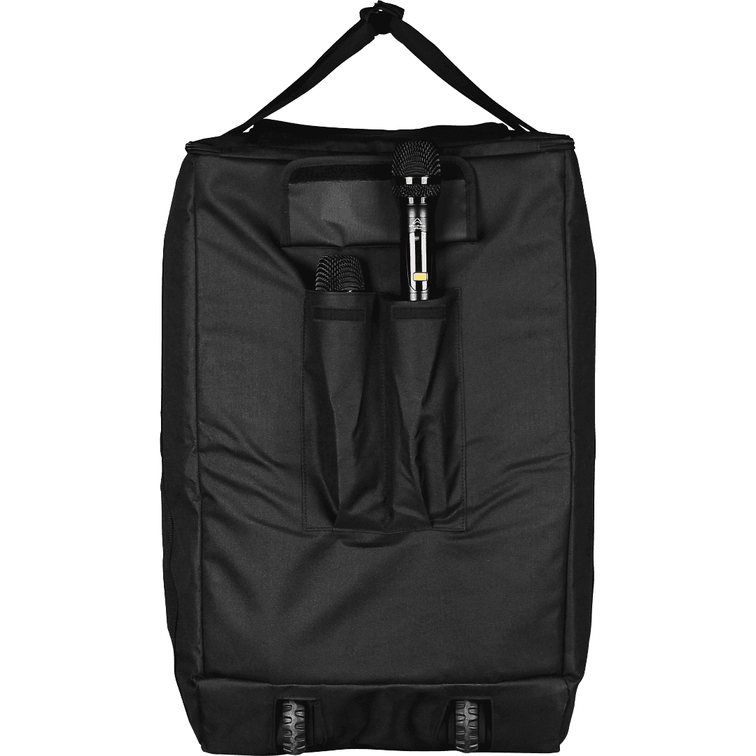 Wharfedale Pro EZ-PZ 14" 100W Battery Bluetooth PA Speaker With 2 Wireless Mics & Tour Bag