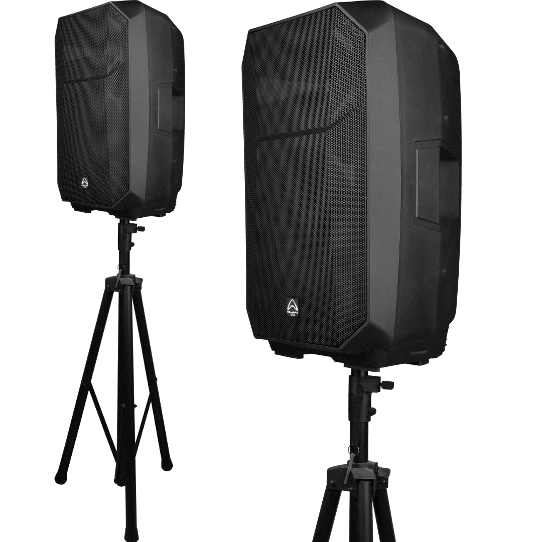 Wharfedale Pro EZ-PZ 14" 100W Battery Bluetooth PA Speaker With 2 Wireless Mics & Tour Bag