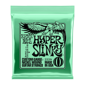 Ernie Ball Hyper Slinky Nickel Wound Electric Guitar Strings .008 -.042 1