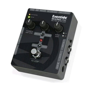 Eventide MixingLink Mic Preamp And FX Loop Pedal — 48V Phantom Power, DI Output, 65dB Clean Gain 1