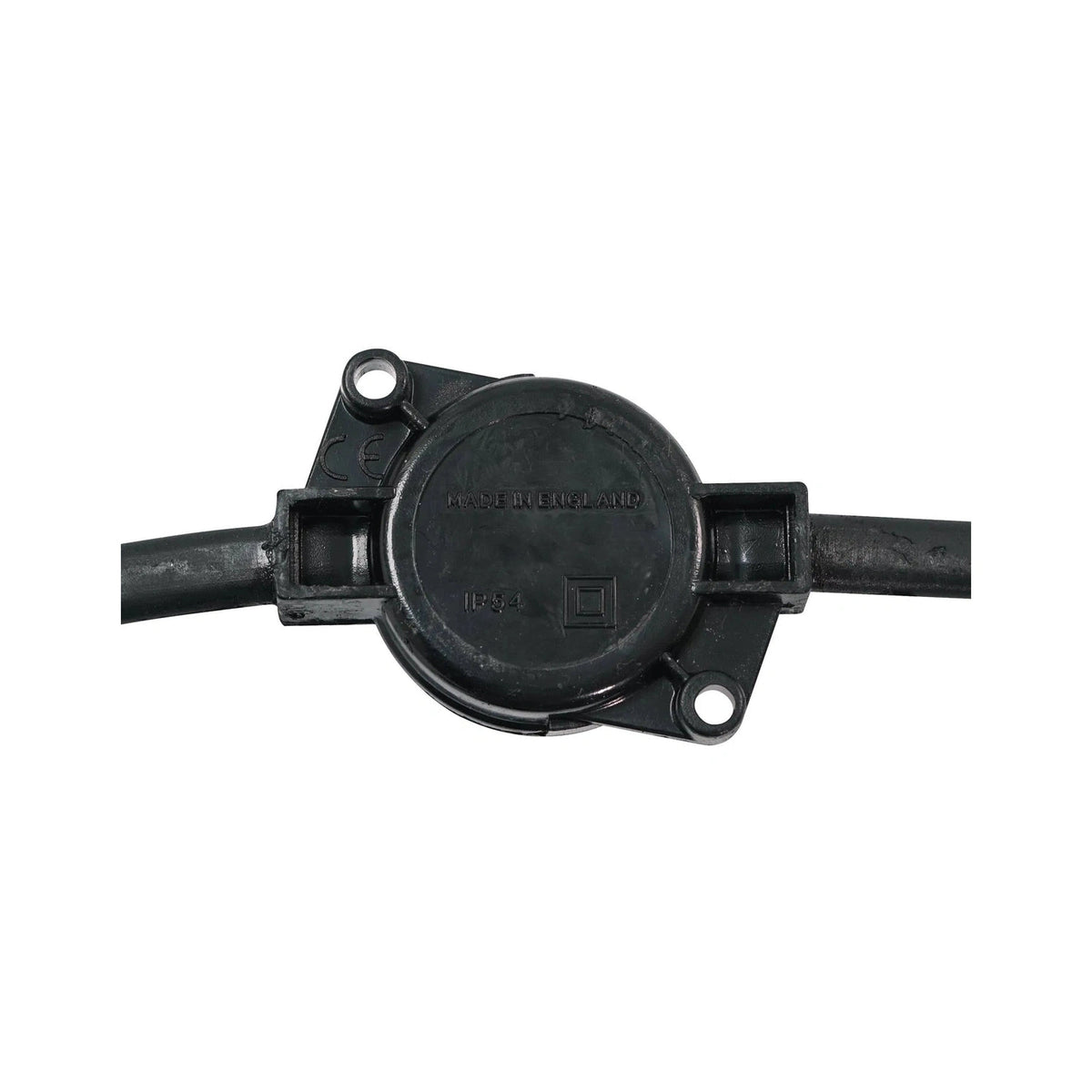 Elumen8 25m Heavy Duty Rubber Festoon String – 1m Spacing, 16A Plug & Socket Lamps Not Included 8