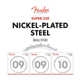 Fender Accessories Super 250 Nickel Plated Steel Guitar Strings