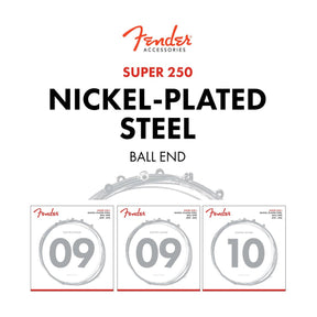 Fender Accessories Super 250 Nickel Plated Steel Guitar Strings