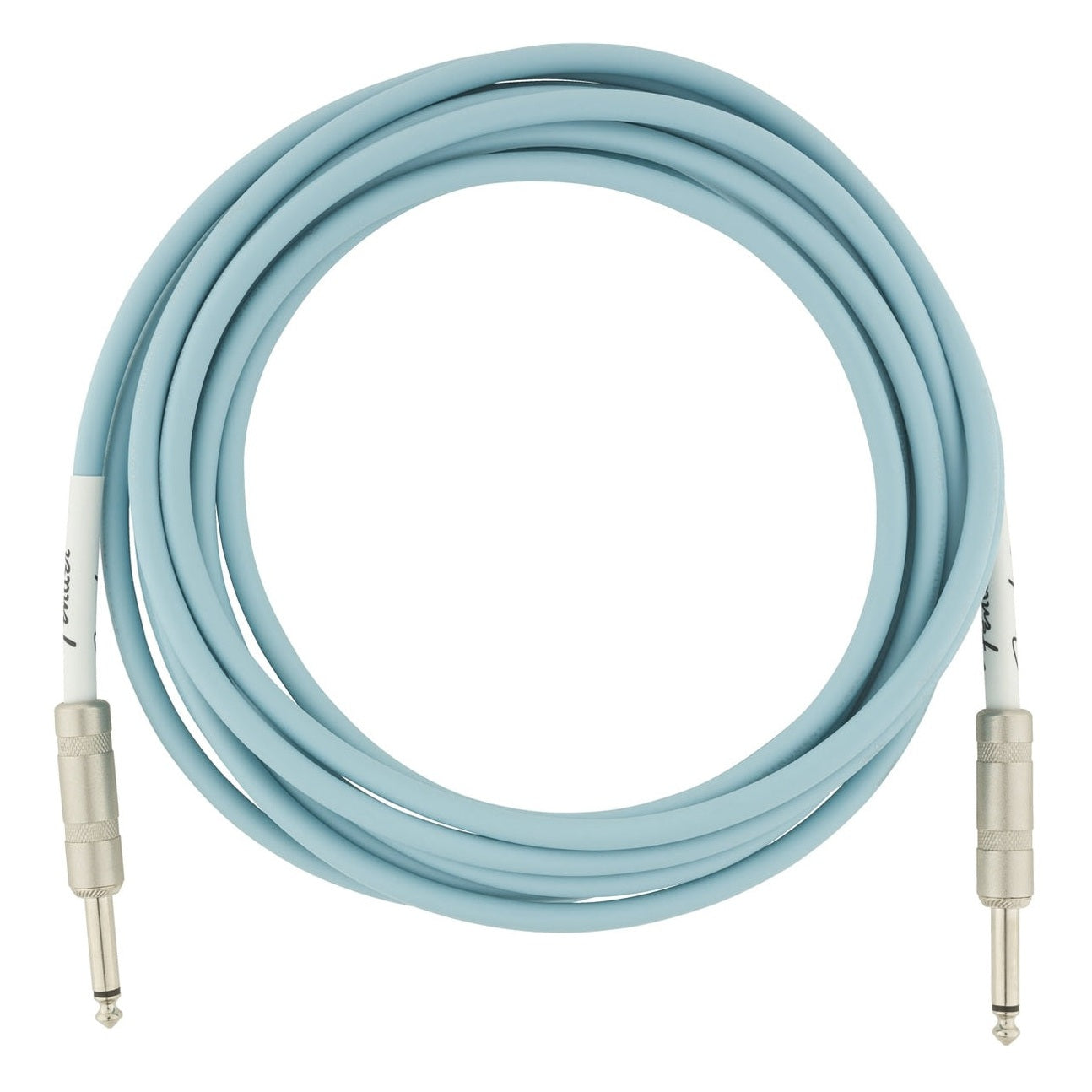 Fender 3m (10') Original Series Instrument Cable Daphne Blue 01