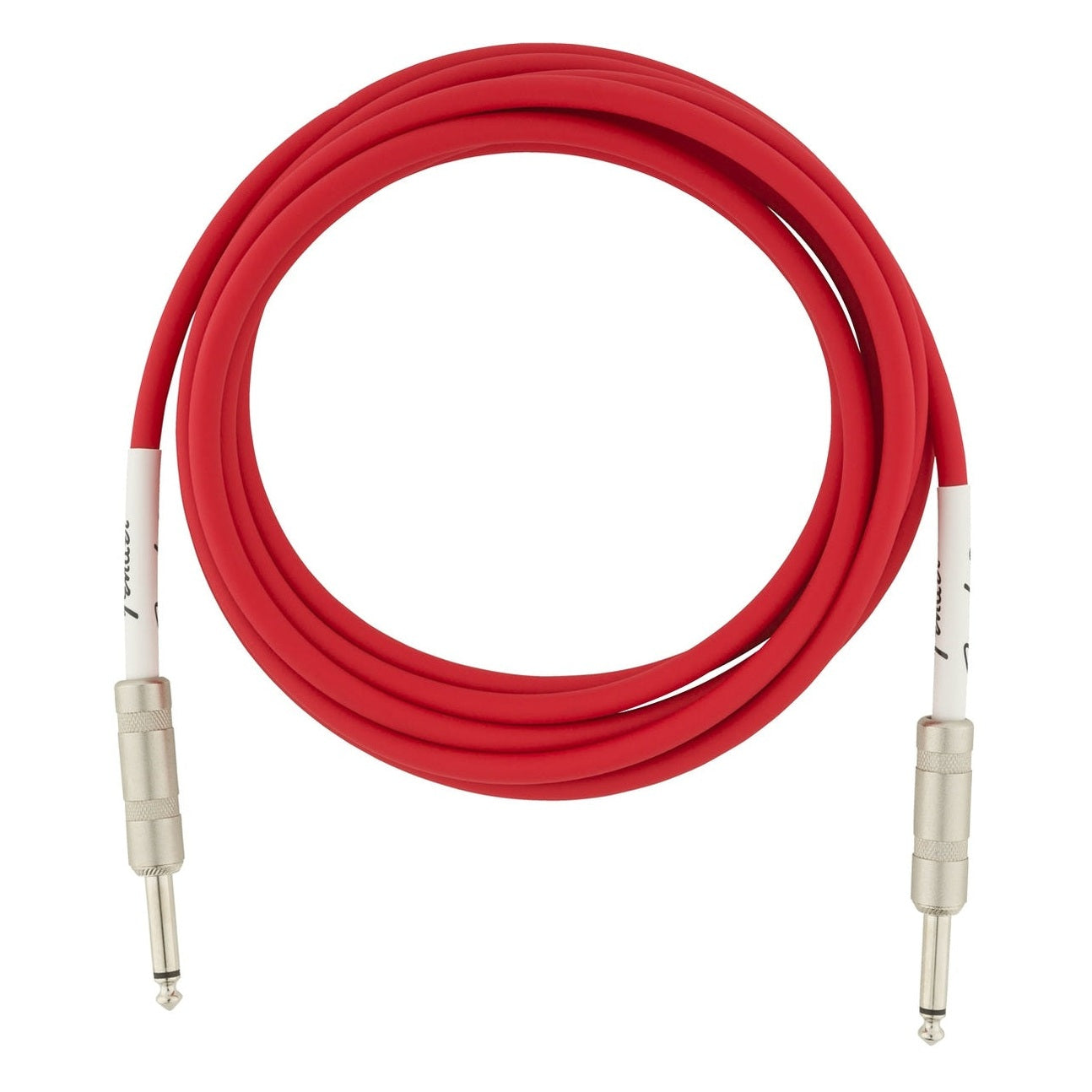 Fender 3m (10') Original Series Instrument Cable Fiesta Red 01