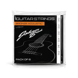 Johnny Brook Bronze Acoustic Guitar Strings, Light Gauge — Set Of 6 1