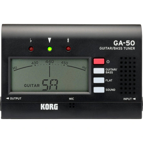 Korg GA-50 Compact Tuner for Guitar & Bass 2