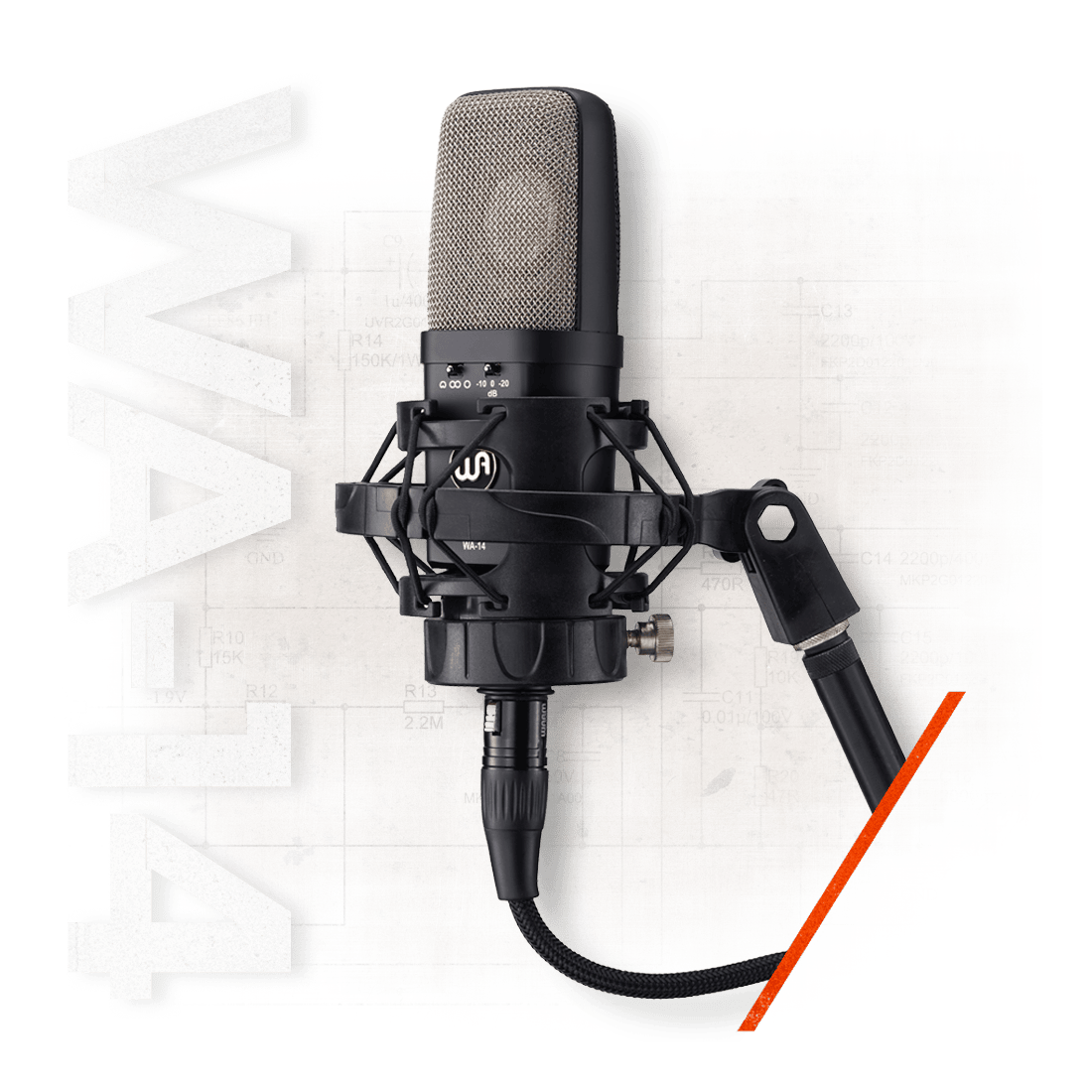 Warm Audio WA-14 - "414 Style" Large-Diaphragm Cardioid Condenser Microphone 1