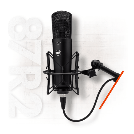 Warm Audio WA-87 R2 Large-Diaphragm Multi-Pattern Condenser Microphone Black 1
