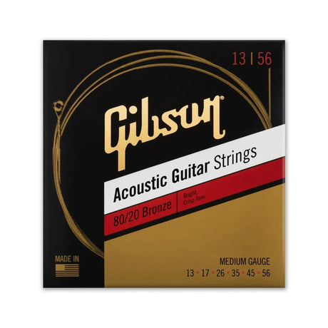 Gibson 80/20 Bronze 13-56 Acoustic Guitar Strings 1
