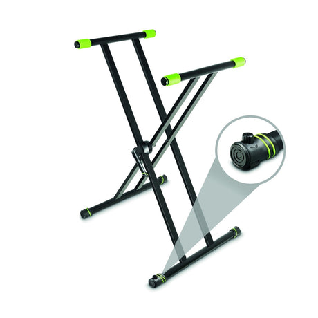Gravity KSX 2 RD Double-Braced Keyboard Stand with Rapid Desk 7