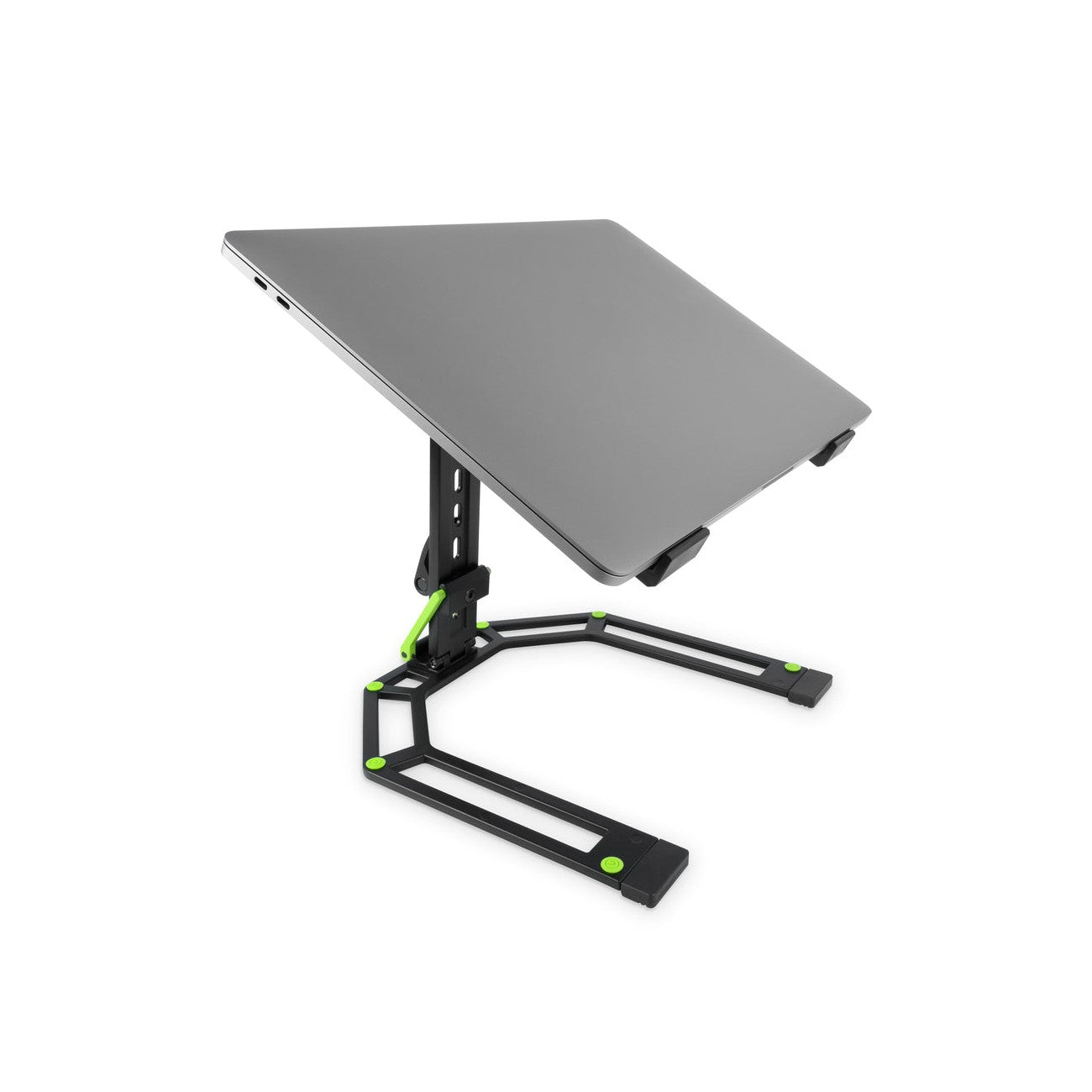Gravity LTS 01 B SET 1 Adjustable Laptop And Controller Stand With Neoprene Carry Bag — 12"-17", Aluminium, Black 11