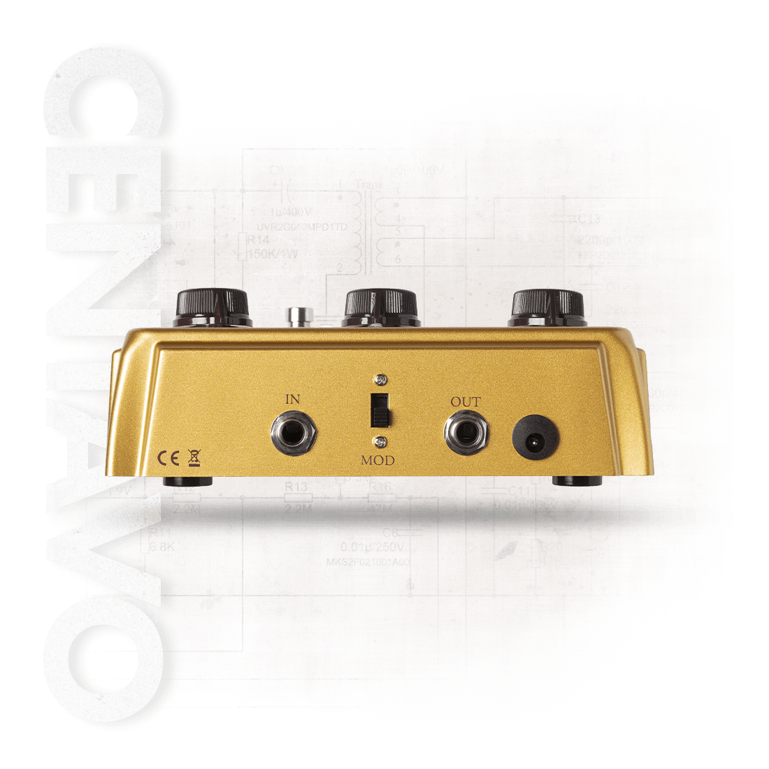 Warm Audio Centavo - Professional Overdrive Pedal Gold 3