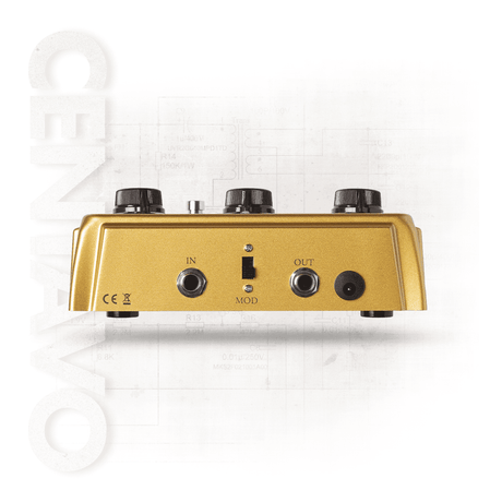 Warm Audio Centavo - Professional Overdrive Pedal Gold 3