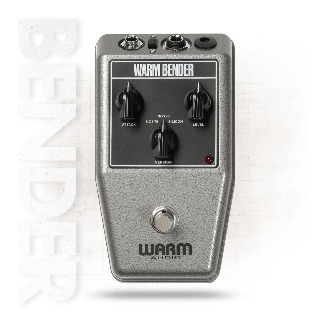 Warm Audio WarmBender - Tone Bender-Style Fuzz Pedal 2