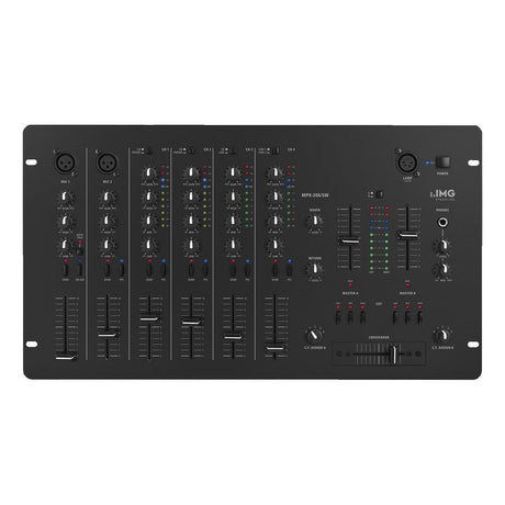 IMG Stageline MPX-206 6-Channel Stereo DJ Mixer 1