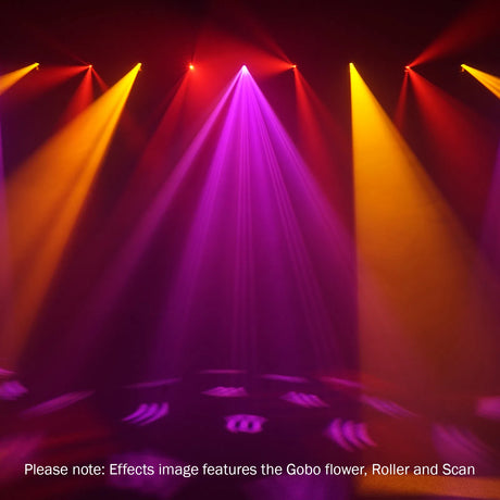 Equinox Helix XP 150W Gobo Flower LED Effect Light – White 12
