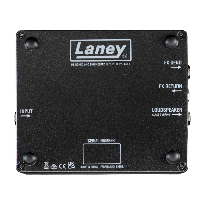 Laney Ironheart Foundry LOUDPEDAL – 60W Twin Channel Pedal-Format Amplifier 6