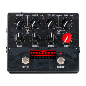 Laney Ironheart Foundry LOUDPEDAL – 60W Twin Channel Pedal-Format Amplifier 1