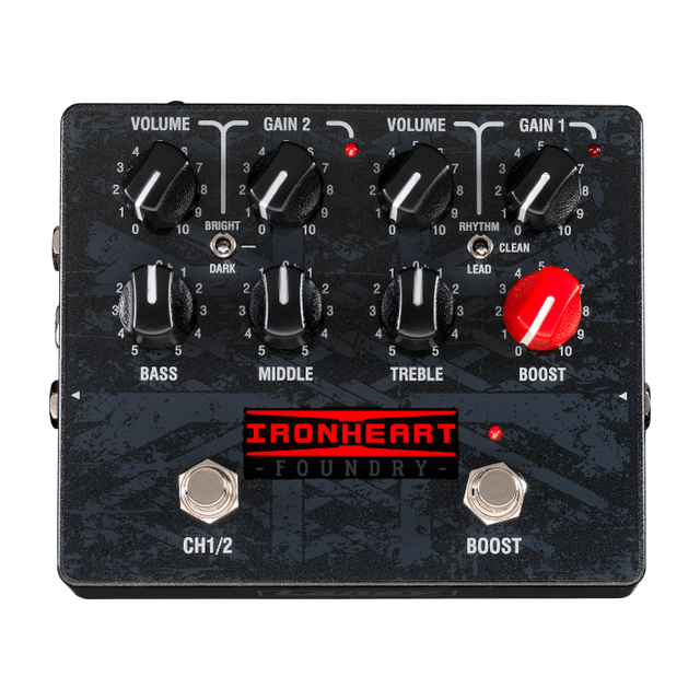 Laney Ironheart Foundry LOUDPEDAL – 60W Twin Channel Pedal-Format Amplifier 1