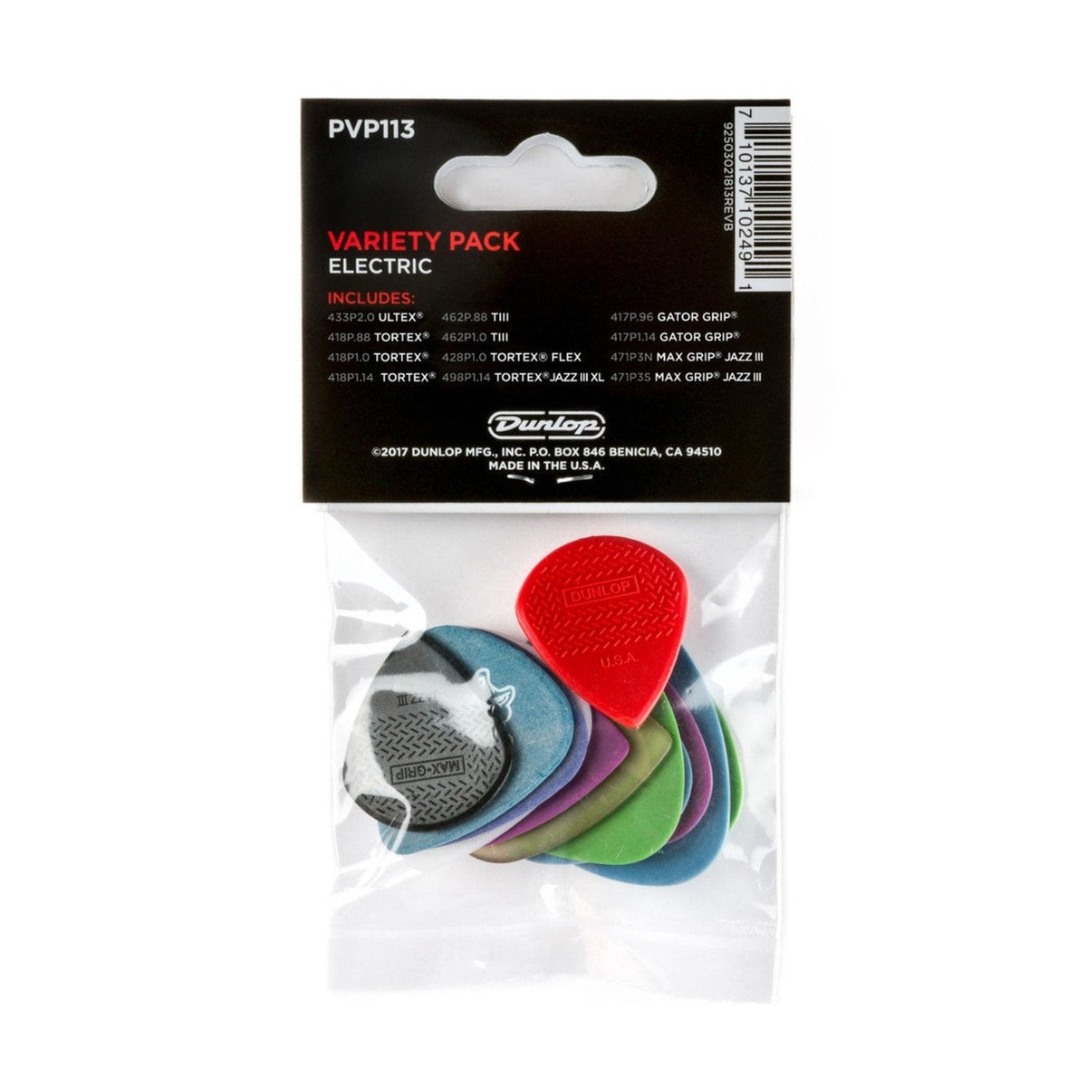 Jim Dunlop Electric Variety Guitar Picks - 12 Picks 2
