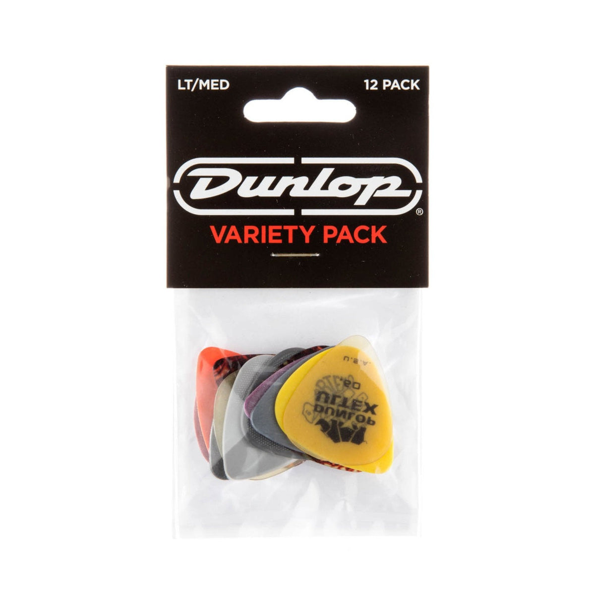 Jim Dunlop LT/MD Variety Guitar Picks - 12 Picks 1